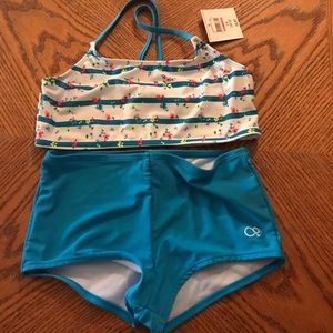 Two piece bathing suit